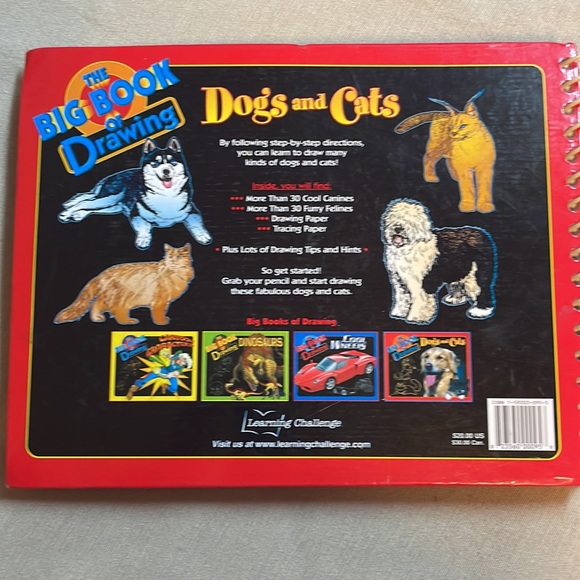 🌈2/$8  The Big Book of Drawing Dogs and Cats - Picture 2 of 12